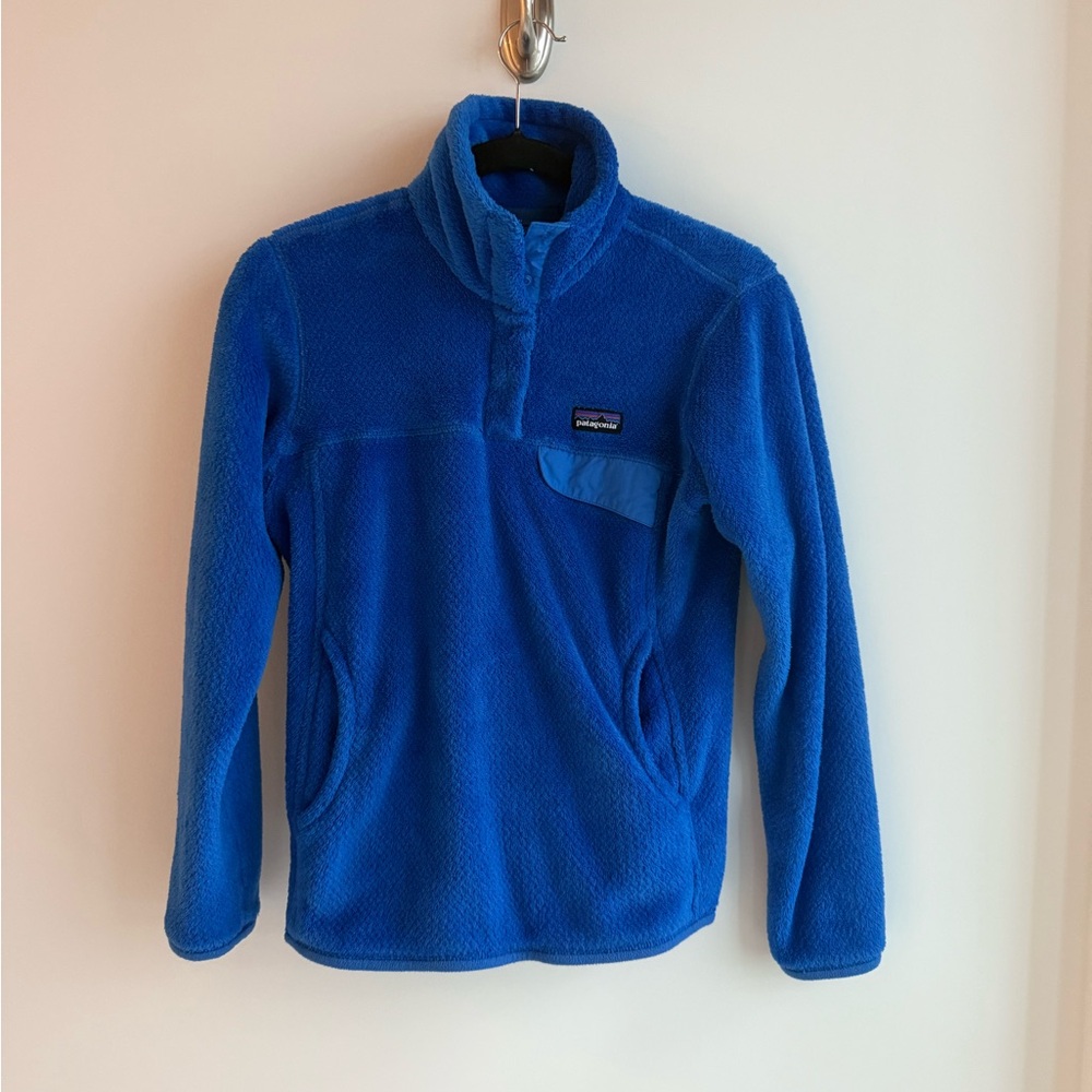 Patagonia Royal Blue Fleece Jacket pullover